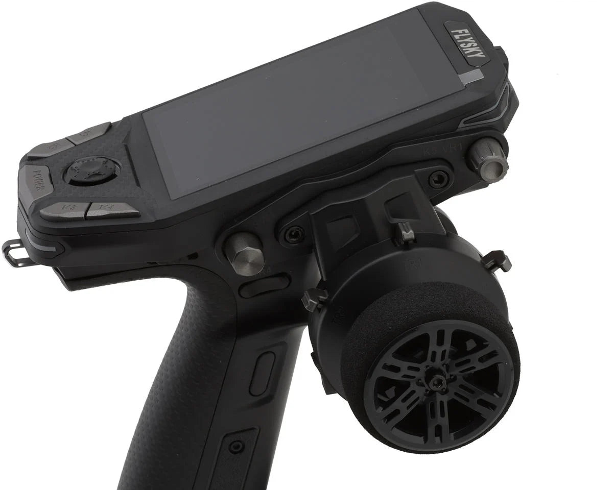 Flysky FS-G11P 11-channel 2.4GHz transmitter with R11P receiver for remote control models, shown in the image.