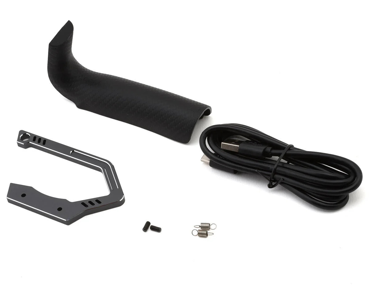 Flysky FS-G11P 11-channel 2.4GHz transmitter with R11P receiver for remote control models, shown with transmitter and receiver components.
