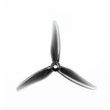 Two pairs of Gemfan Hurricane 51466 V2 3-blade drone propellers for MCK edition, shown in black with aerodynamic blades.