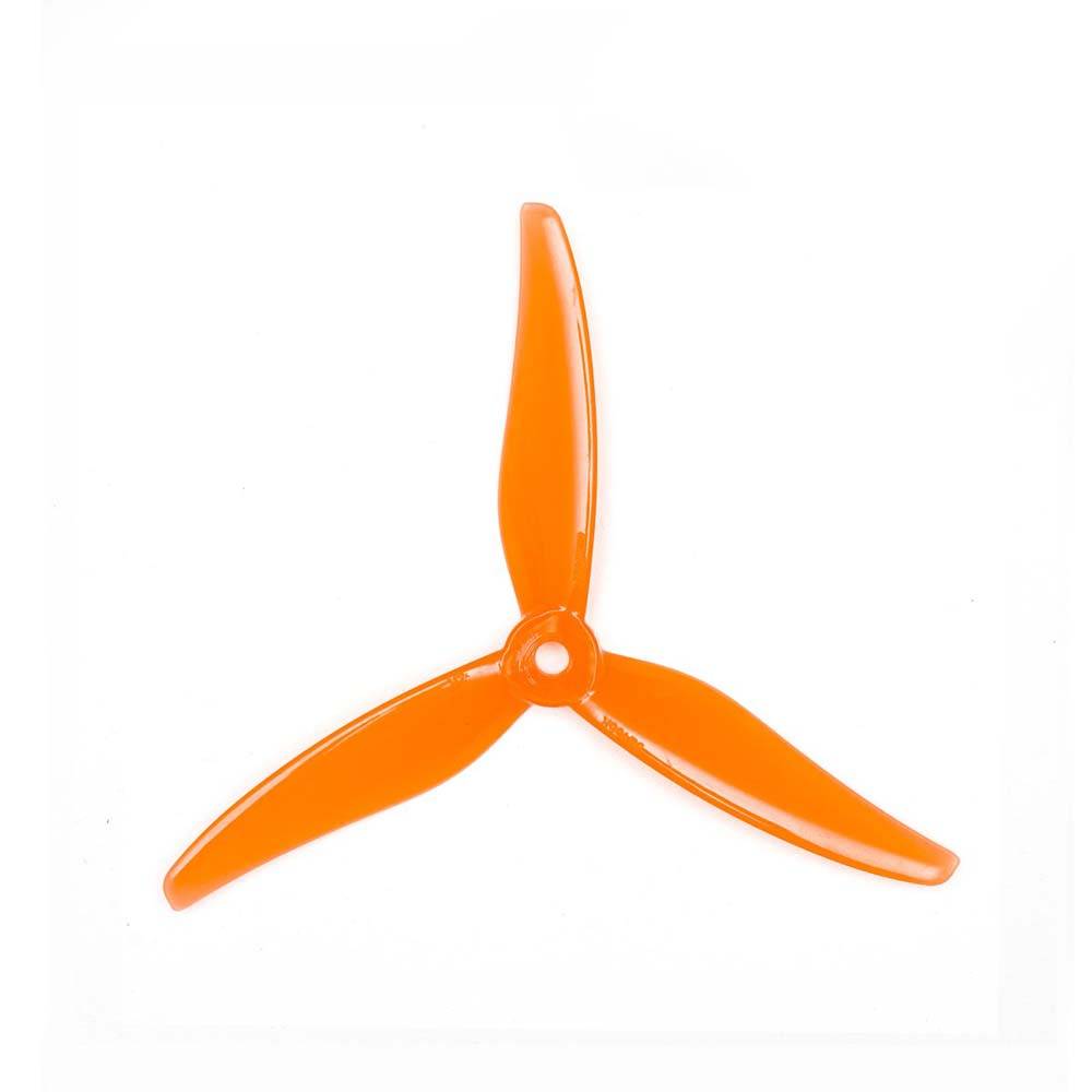 Gemfan Hurricane 51466 V2 3-blade drone propellers, MCK edition, shown in a close-up image with two pairs of lightweight plastic blades.