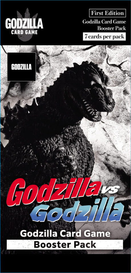 Godzilla vs Godzilla booster pack from BushiRoad, featuring collectible cards for the Godzilla card game.