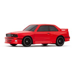 HPI Racing Nano-TTR 1989 BMW M3 E30 Ravaglia RTR remote control car on display.