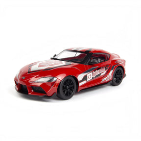 HPI Racing Stage-D24 2024 Toyota GR Supra RC car model with detailed exterior and racing decals.