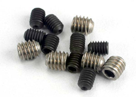 Traxxas Grub Screw Set featuring multiple small metal screws for RC car assembly and maintenance.
