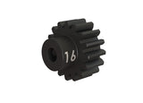 Traxxas heavy duty 32-pitch 3mm bore pinion gear for RC cars, showing the metal gear with gear teeth and bore hole.