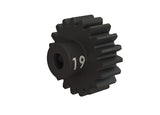 Traxxas 32-pitch 3mm bore heavy-duty pinion gear for RC cars, featuring durable metal construction and precise gear teeth.