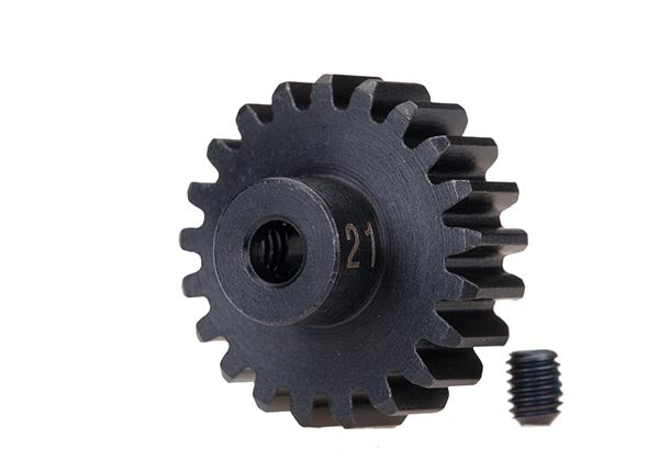 Traxxas heavy duty 3mm bore pinion gear with 32-pitch teeth for RC car drivetrain, shown in close-up on a white background.