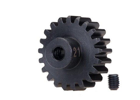 Traxxas heavy duty 3mm bore pinion gear with 32-pitch teeth for RC car drivetrain, shown in close-up on a white background.