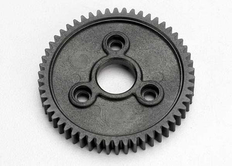 Traxxas 54-tooth spur gear with 32-pitch for RC cars, showing the metal gear with gear teeth and part number.
