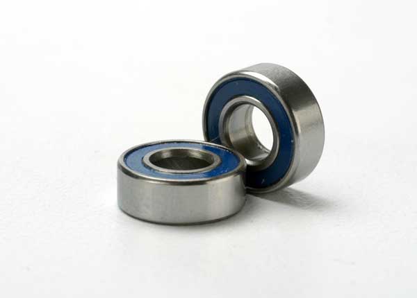 Traxxas blue-seal ball bearings, 5x11x4 mm, set of 2, durable metal components for RC car performance