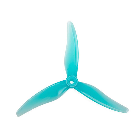 Two pairs of yellow Gemfan Hurricane 51477 3-blade drone propellers shown against a plain background.
