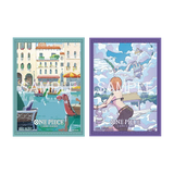 Bandai One Piece TCG limited edition Vol.7 sleeves featuring vibrant character artwork for collectible card protection.