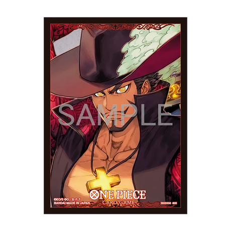 Bandai One Piece TCG official sleeves set of 13 featuring colorful One Piece character designs on protective card sleeves.
