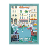 Bandai One Piece TCG Limited Edition TCG+ Vol.7 sleeves featuring colorful One Piece character artwork on protective card sleeves.