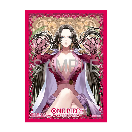 Bandai One Piece TCG official sleeves set of 13 with colorful character artwork on protective card sleeves.