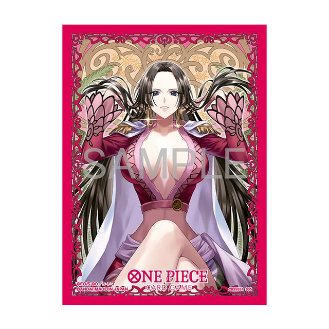 Bandai One Piece TCG official sleeves set of 13 with colorful character artwork on protective card sleeves.