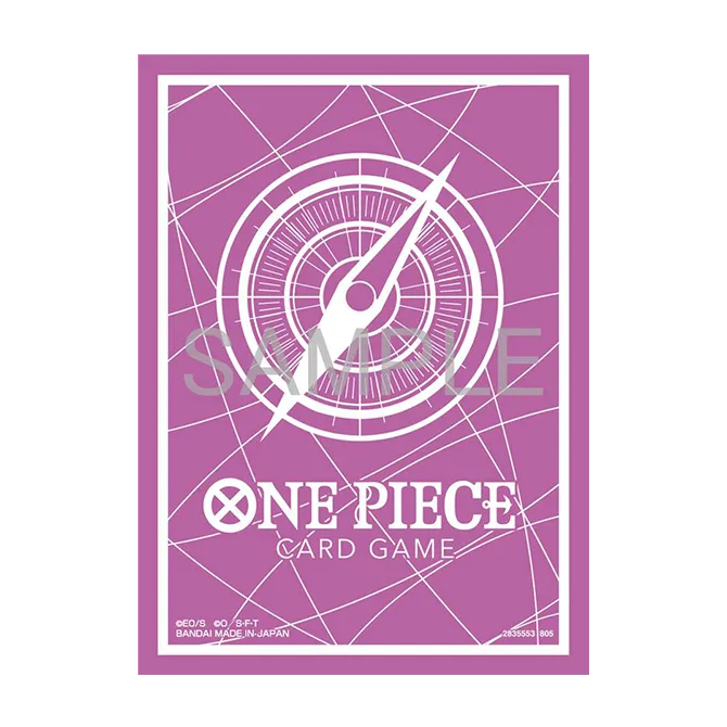 Bandai One Piece TCG official sleeves set with 13 colorful card sleeves featuring characters from the anime series.