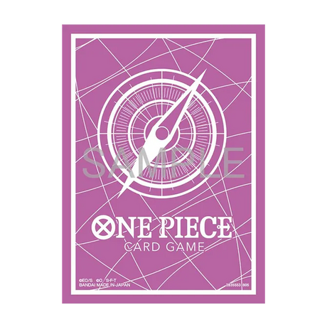 Bandai One Piece TCG official sleeves set with 13 colorful card sleeves featuring characters from the anime series.