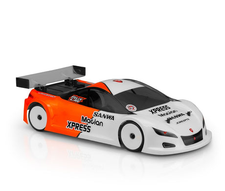 Lightweight RC car body by JConcepts, A2R A-One Racer 2, featuring a sleek design for high performance RC racing.
