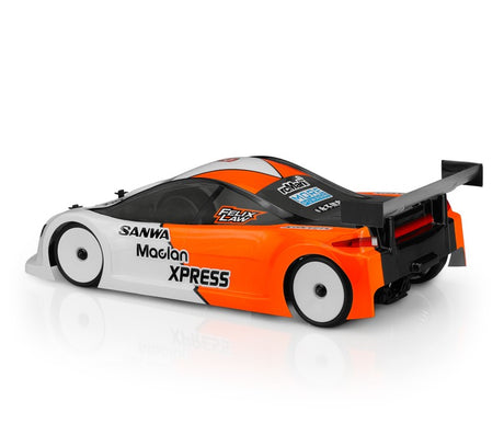 JConcepts A2R A-One Racer 2 ultra light RC car body in clear plastic with detailed design for racing performance.
