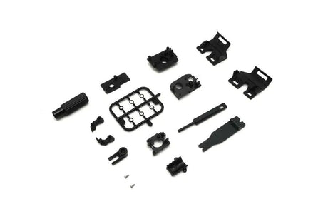 Kyosho Mini-Z MR-04 RC car chassis small parts set with screws and components for assembly and customization.