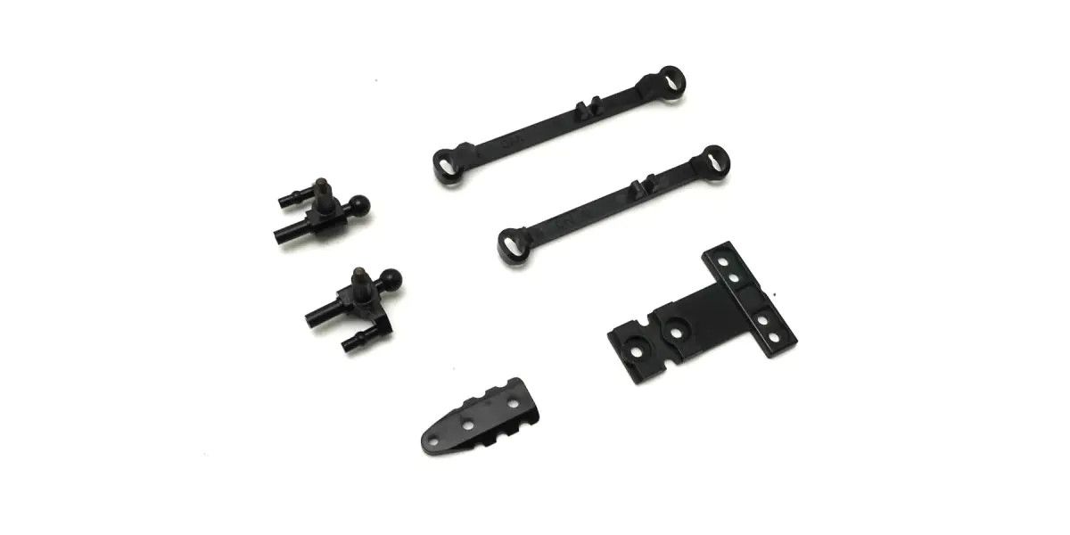 Kyosho Mini-Z MR04 RC car suspension parts, MZ708, showing detailed components for model upgrades and repairs.