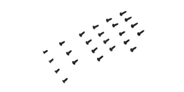 Kyosho Mini-Z MR-04 RC car screw set with various small screws for model assembly and maintenance.