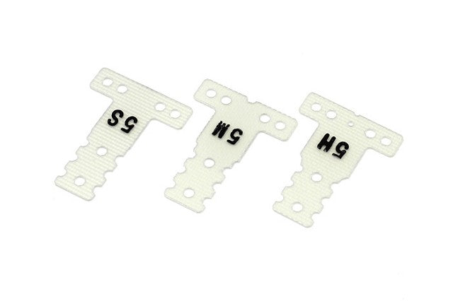 Kyosho Mini-Z RC car parts, FRP rear suspension plate set with metal screws, designed for durability and precise handling.