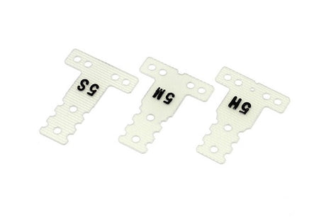 Kyosho Mini-Z RC car parts, FRP rear suspension plate set with metal screws, designed for durability and precise handling.