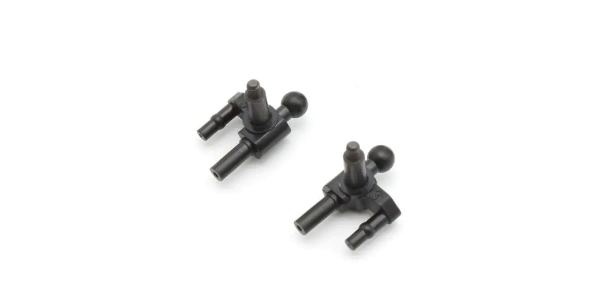 Kyosho Mini-Z MR-04 RC car part, camber knuckle with detailed plastic and metal components for precise suspension adjustment.