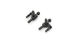 Kyosho Mini-Z MR-04 RC car part, camber knuckle with detailed plastic and metal components for precise suspension adjustment.