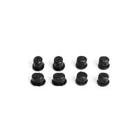 LC Racing L6120 arm mount inserts set for L6118, showing precision-engineered metal parts for RC car upgrades.