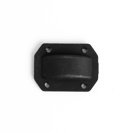 LC Racing L6234 gear cover for LC12B RC car, black plastic with detailed gear design, fits LC12B model.
