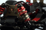 LC Racing EMB-1 1/14 4WD Buggy Kit with detailed chassis and suspension components, ready for assembly and racing.