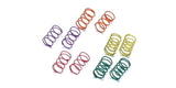 Kyosho Mini-Z RC car front spring set for MA-020, showing metal springs and mounting hardware for RC car suspension.