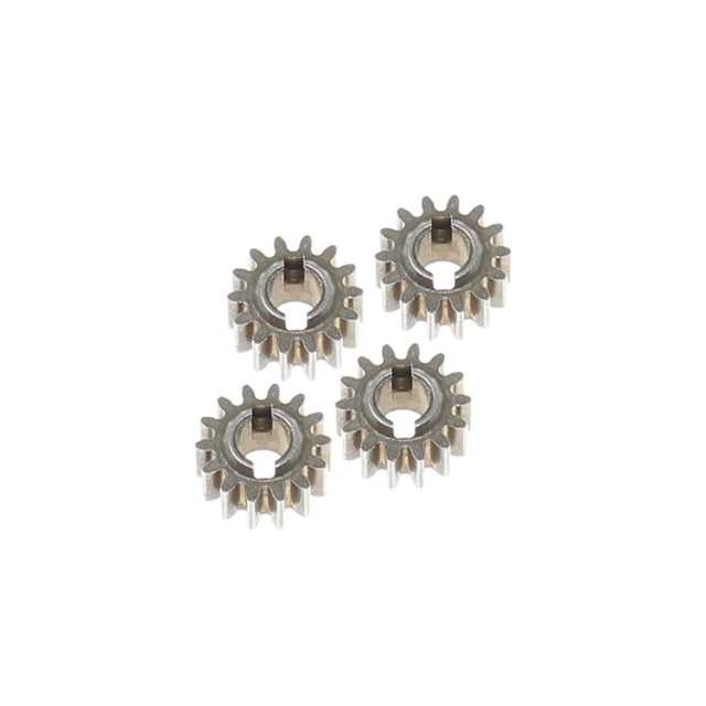Redcat 14T Portal Gears set showing four metal gears with red and black components for RC vehicle upgrades