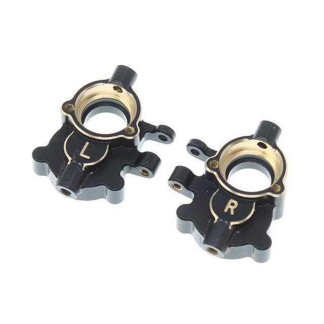 Redcat brass inner portal box (HS) in black, showcasing detailed metal craftsmanship and sturdy construction.