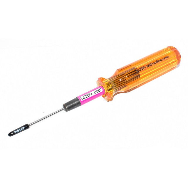 MIP .050 Hex Driver Wrench for RC car maintenance, with black handle and precision tip for secure tightening.