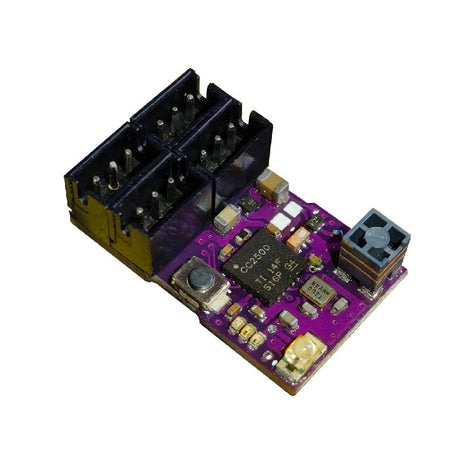 MXO Racing RXC52-F5 Sanwa FH5 Nano Receiver installed in a micro RC car for precise remote control operation.