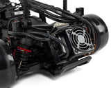 Red MST RMX 2.5 1/10 2WD brushless RTR drift car with detailed body and racing tires, ready for high-performance drifting.