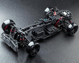 MST RMX 2.5 1/10 scale 2WD brushless RTR drift car in iridescent purple with detailed body and drift tires.