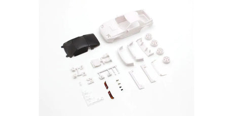 Kyosho Mini-Z ASC Mazda Savanna RX-7 FC3S white body shell for AWD MZN213 RC car, detailed and lightweight plastic body part