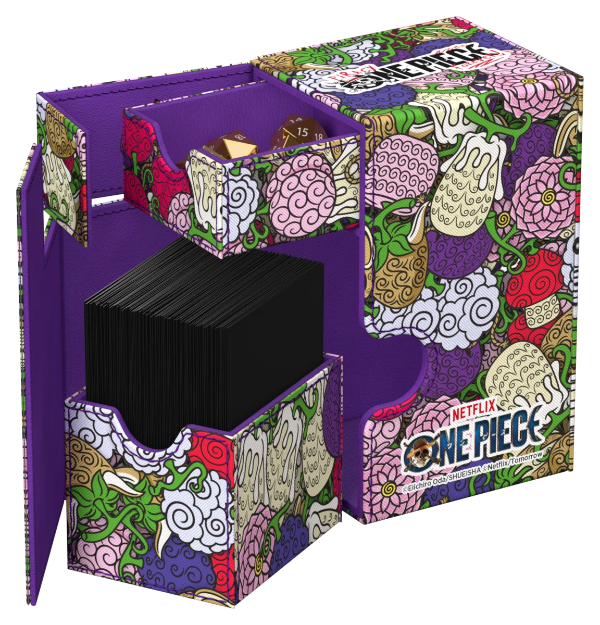 Ultimate Guard One Piece Flip'n'Tray 80+ card storage and display tray for collectible trading cards.