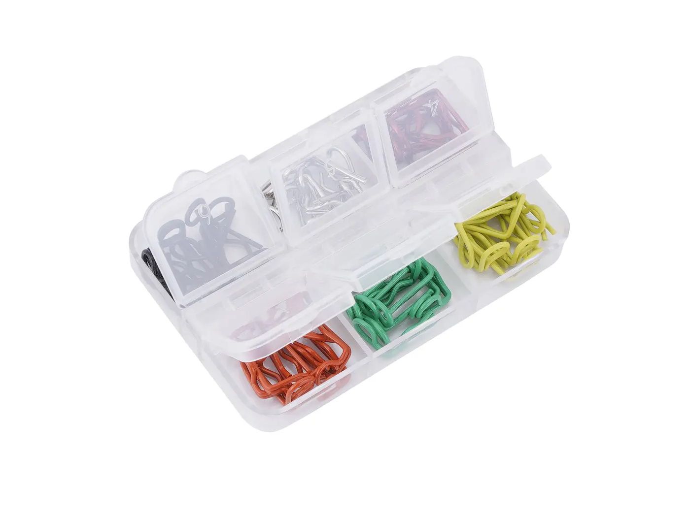 Powerhobby RC car 90-degree body clips, set of 60, durable plastic clips for securing RC car bodies.