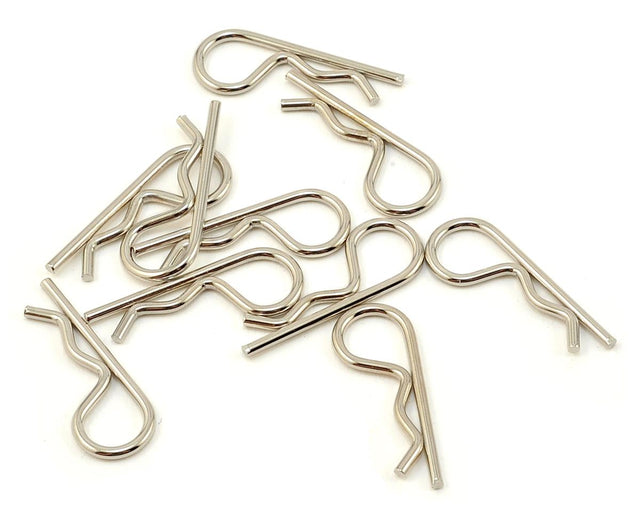 ProTek RC Standard Body Clip set of 10, durable black clips for securing RC car bodies.