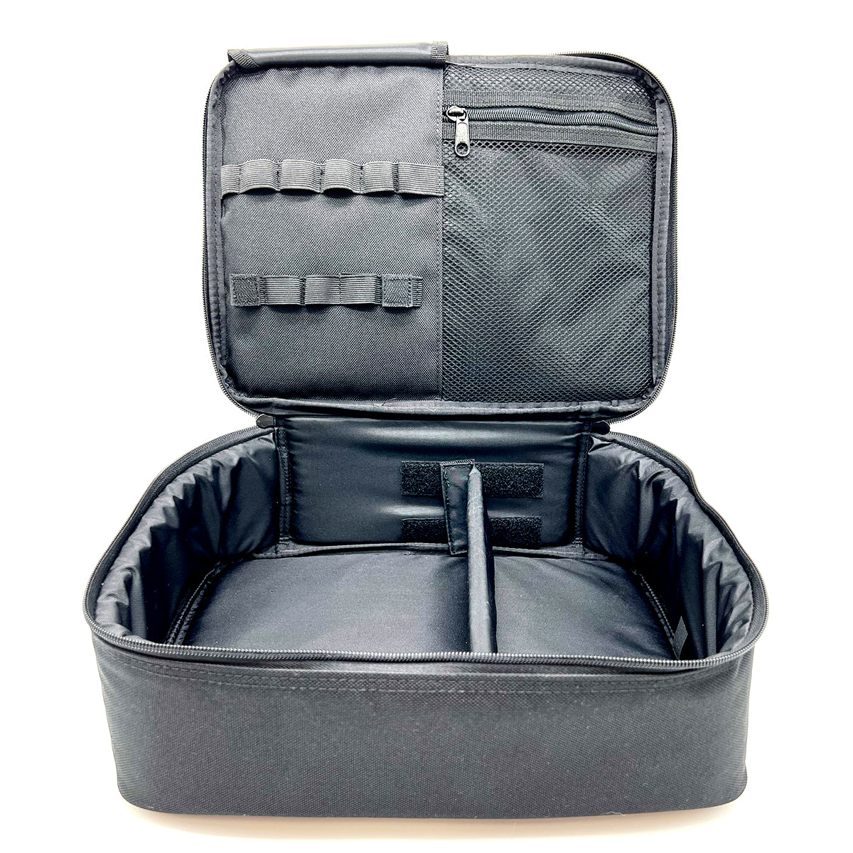 Racers Edge Mini-Z padded case for RC car transport, featuring protective foam padding and a compact, durable design.