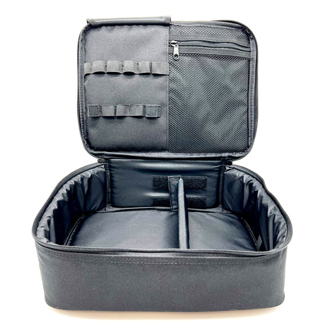 Racers Edge Mini-Z padded case for RC car transport, featuring protective foam padding and a compact, durable design.