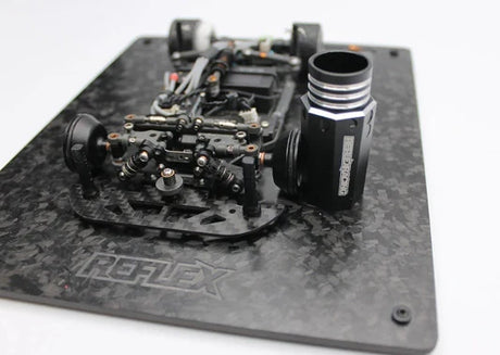 Reflex Racing RX536 Machined Aluminum RC car setup wheels, pair, with detailed machining and sleek finish for high-performance racing.