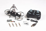 Rage RC AeroBoard RTF remote control hoverboard with black design and LED lights on a white background.
