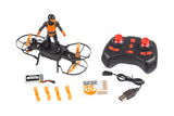Rage RC AeroBoard RTF remote control hoverboard with sleek black design and LED lights, ready to ride.